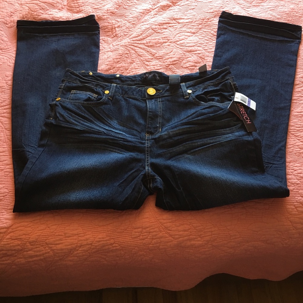 Baby Phat Blue stretch jeans size 18